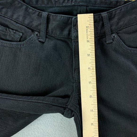**SOLD**X2 Womens Jeans 2R 2 x 31.5" Black Skinny Low Rise Denim W01 - Picture 8 of 13